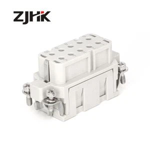 Contacts plaqués argent à 10 broches à sertir