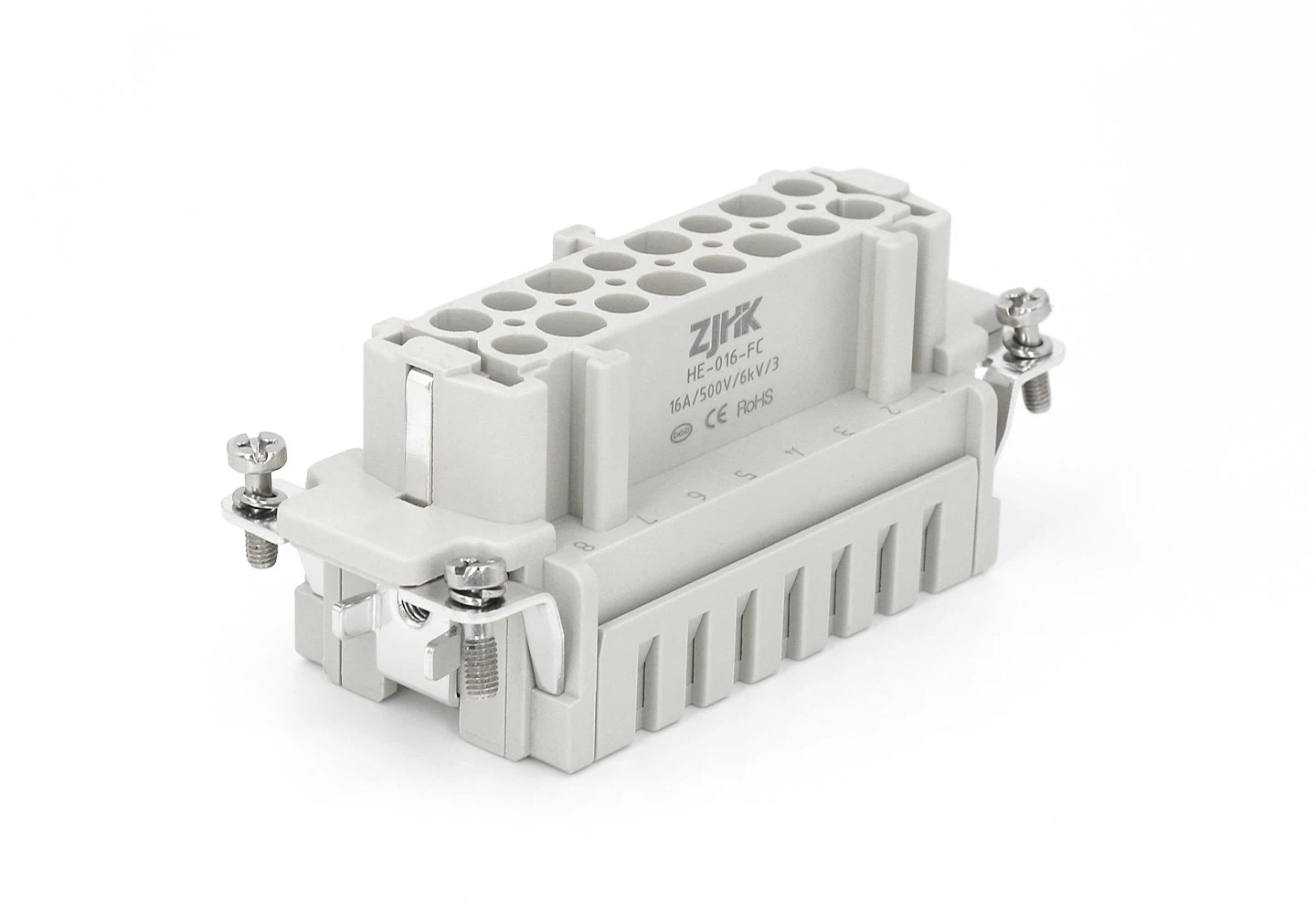 Connecteur robuste à sertir à 24 broches